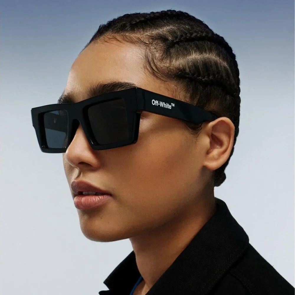 Final Price! Off-White OERI017 NASSAU 1007 Black Sunglasses - Picture 10 of 14